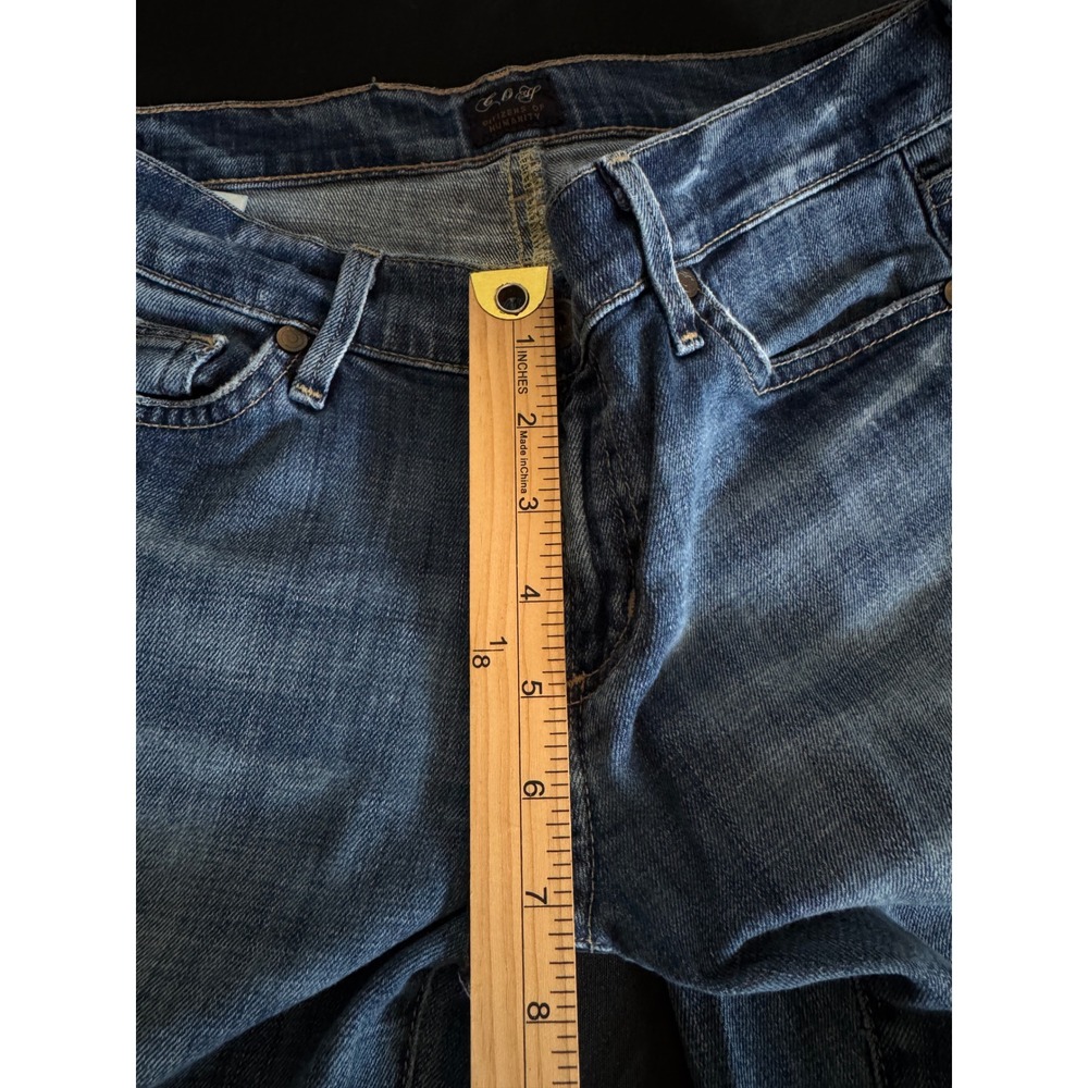 Citizens of Humanity Jeans Womens 28 Blue Excellent Low Rise Flare Denim - Picture 5 of 13